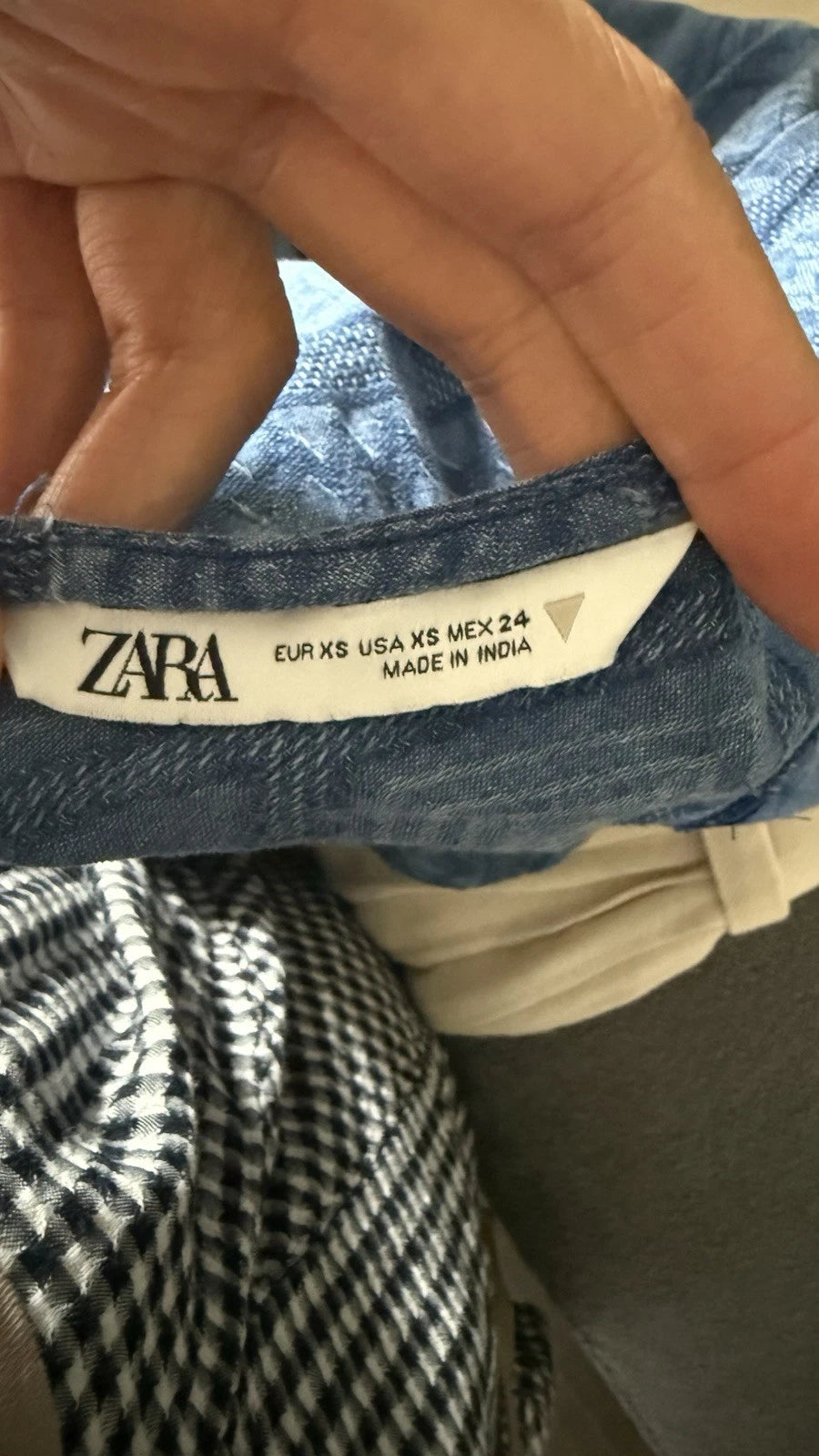 ZARA Blue Beaded Halter Maxi Dress XS Open Back Boho Embroidered Tassel