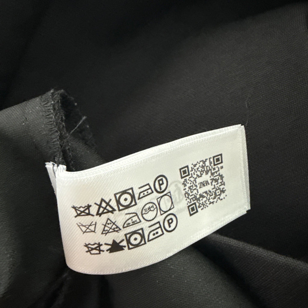 ZARA Black Mini Dress Short Sleeve A-Line Crew Neck Size M