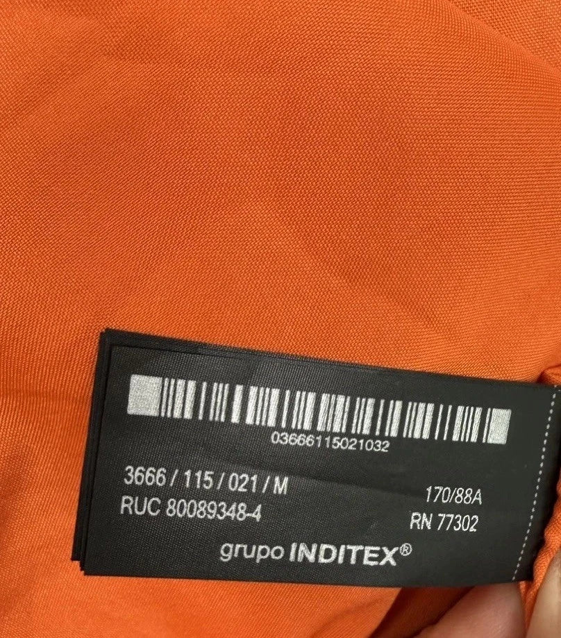 Women’s Orange Black Striped Cowl Neck Backless Maxi Dress Side Slit Size M