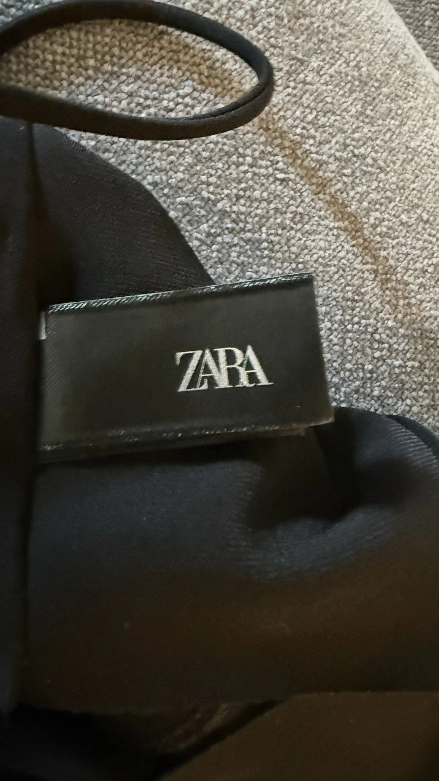 ZARA Women’s Black Mini Dress Size M Spaghetti Strap Square Neck Fitted