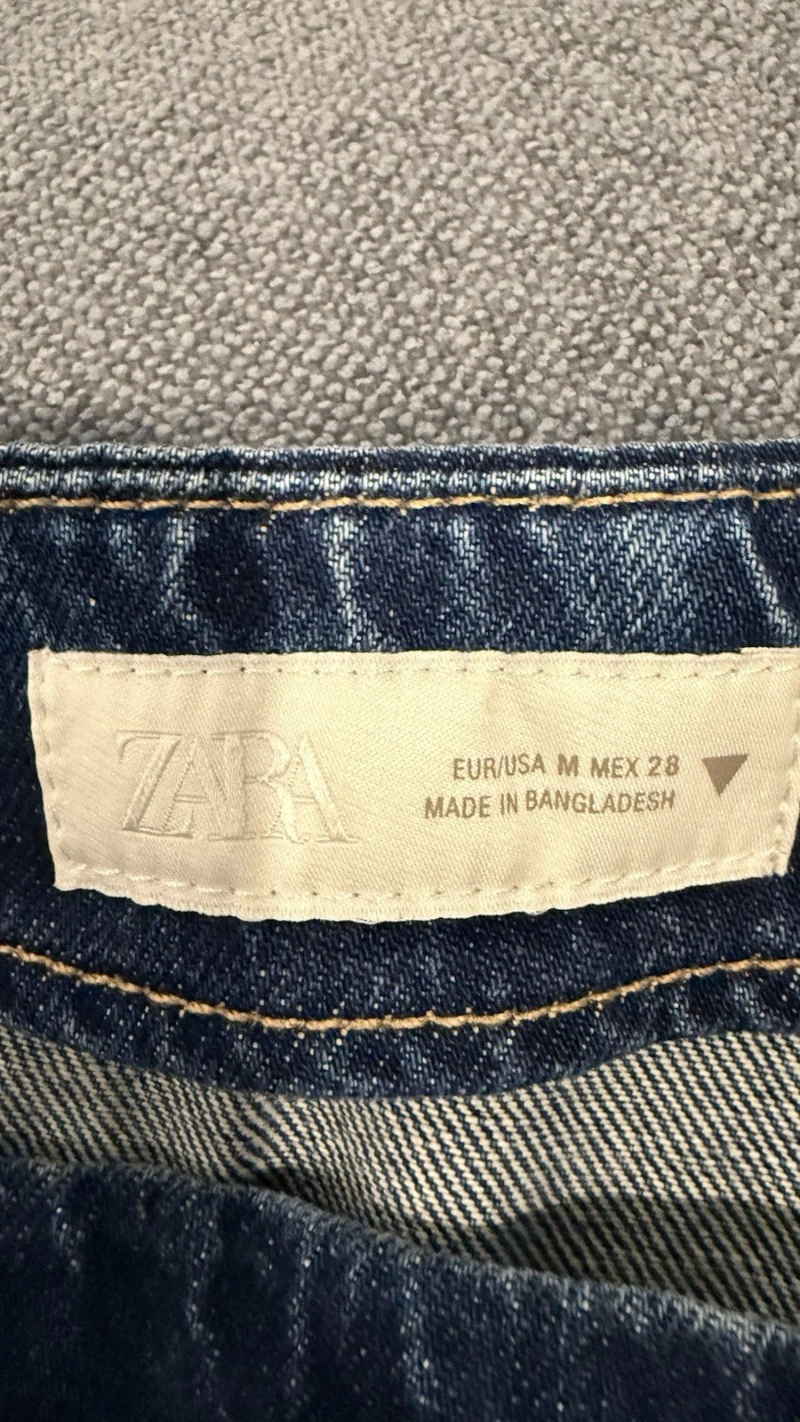 ZARA Women’s M Strapless Denim Corset Top Dark Blue NWT 5252/261/401